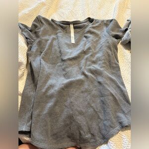 Lululemon waffle knit top